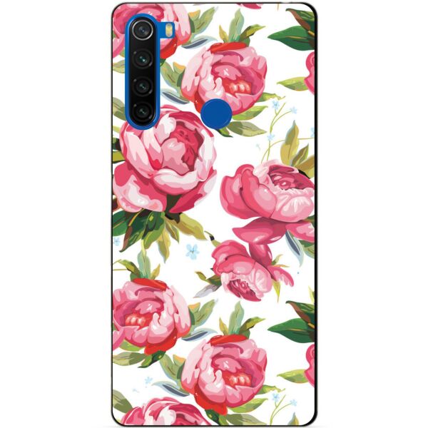 

Силиконовый чехол бампер Candy для Xiaomi Redmi Note 8t с рисунком Пионы