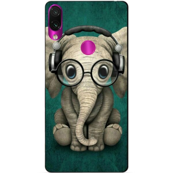 

Чехол силиконовый бампер Candy для Xiaomi Redmi Note 7 с рисунком Слоник