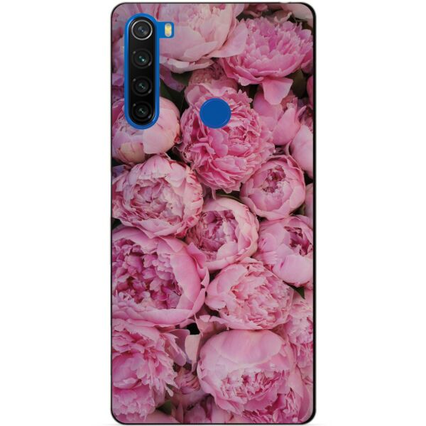 

Силиконовый чехол бампер Candy для Xiaomi Redmi Note 8t с рисунком Розовые пионы