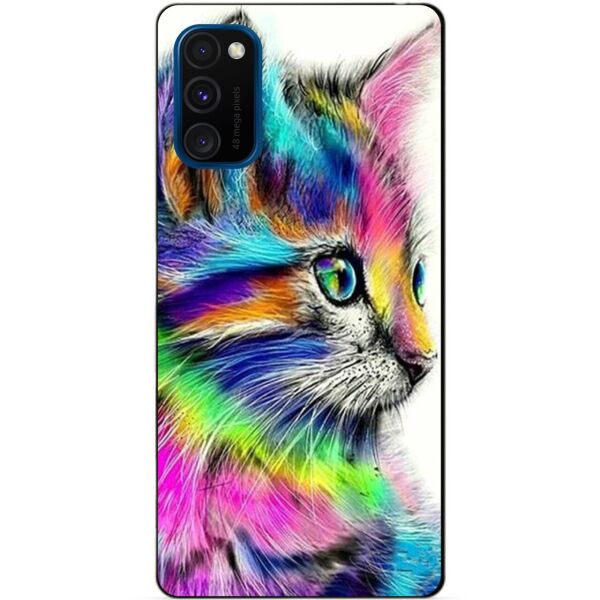 

Силиконовый бампер чехол Candy для Samsung M30s 2019 Galaxy M307f с рисунком Акварельный котик