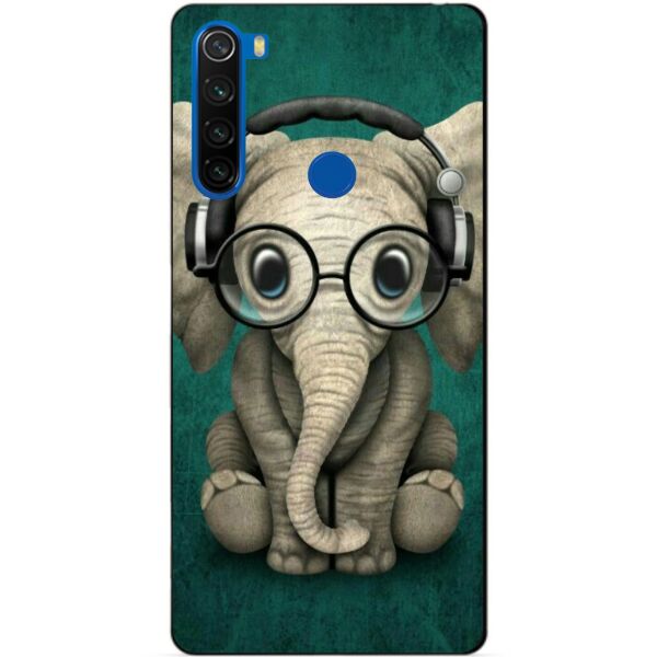 

Силиконовый чехол бампер Candy для Xiaomi Redmi Note 8t с рисунком Слоник