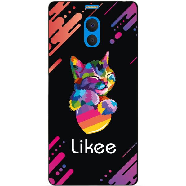 

Силиконовый бампер чехол Candy для Meizu M6 Note с рисунком Likee