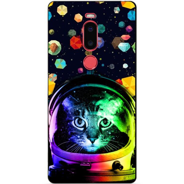 

Силиконовый чехол Candy для Meizu M8 с рисунком Кот в космосе