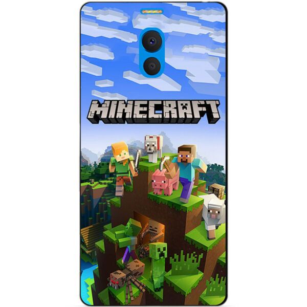 

Силиконовый бампер чехол Candy для Meizu M6 Note с рисунком Minecraft