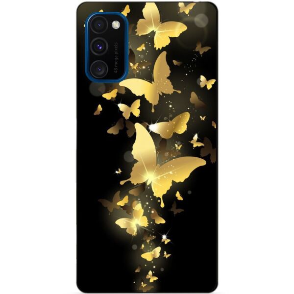 

Силиконовый бампер чехол Candy для Samsung M30s 2019 Galaxy M307f с рисунком Золотые Бабочки