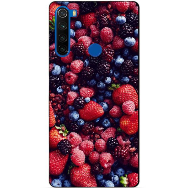 

Силиконовый чехол бампер Candy для Xiaomi Redmi Note 8t с рисунком Ягоды