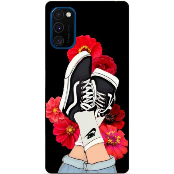

Силиконовый бампер чехол Candy для Samsung M30s 2019 Galaxy M307f с рисунком Кеды