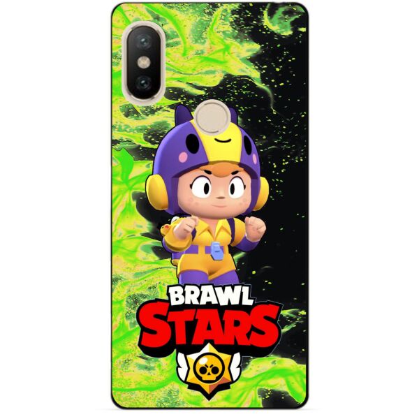 

Силиконовый чехол бампер Candy для Xiaomi Redmi S2 с Героем Brawl Stars Беа