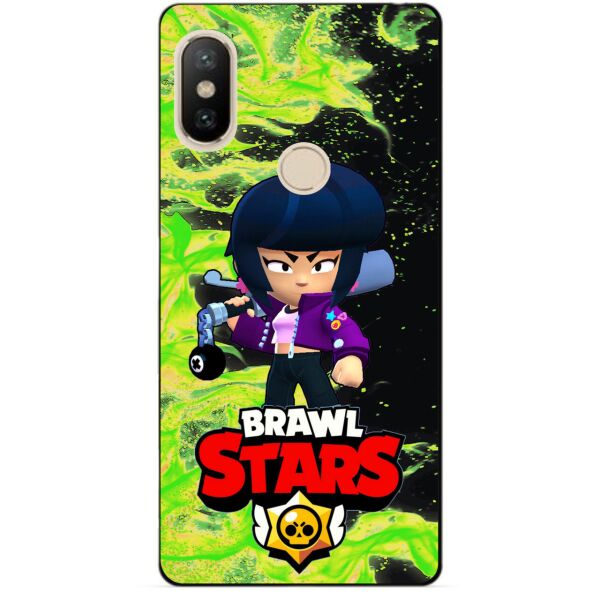 

Силиконовый чехол бампер Candy для Xiaomi Redmi S2 с Героем Brawl Stars Биби