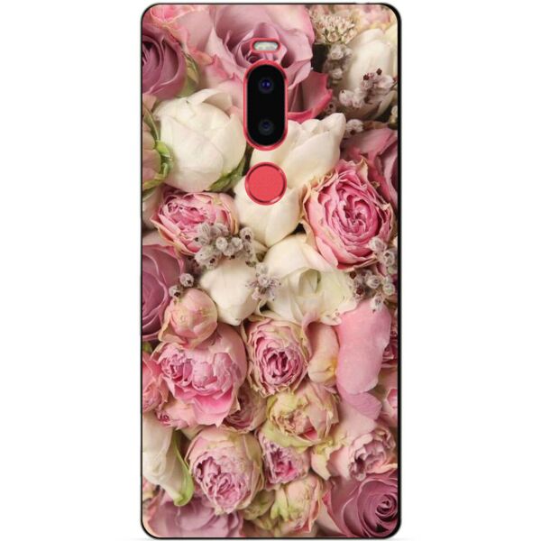 

Силиконовый чехол Candy для Meizu M8 с рисунком Розовые пионы