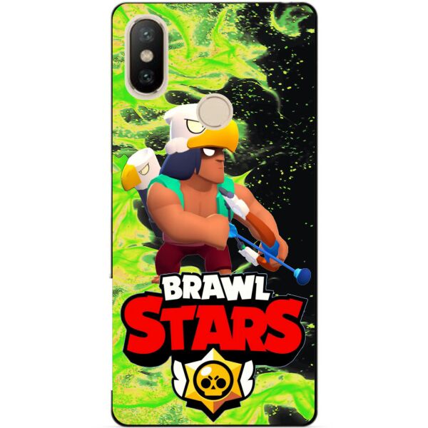 

Силиконовый чехол бампер Candy для Xiaomi Redmi S2 с Героем Brawl Stars Бо