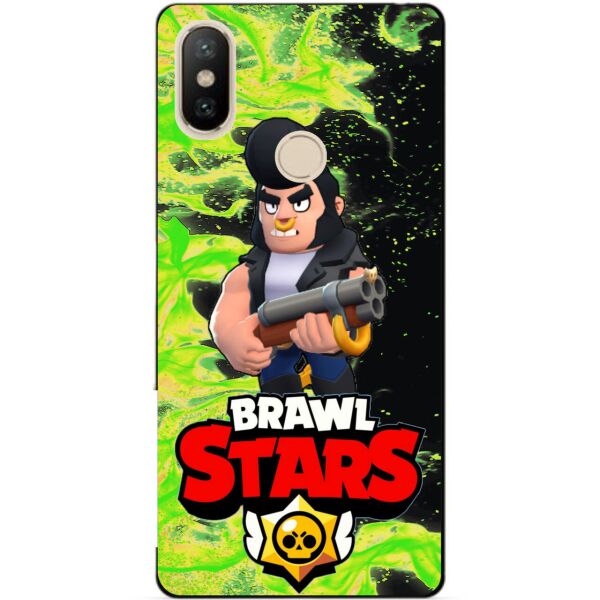 

Силиконовый чехол бампер Candy для Xiaomi Redmi S2 с Героем Brawl Stars Булл