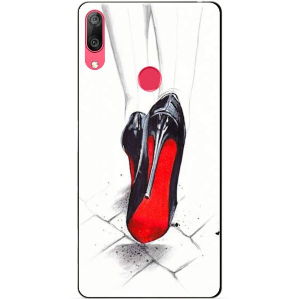 

Бампер силиконовый чехол Candy для Huawei Y7 2019 Туфли