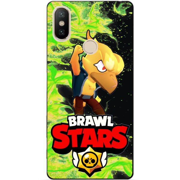 

Силиконовый чехол бампер Candy для Xiaomi Redmi S2 с Героем Brawl Stars Ворон Феникс
