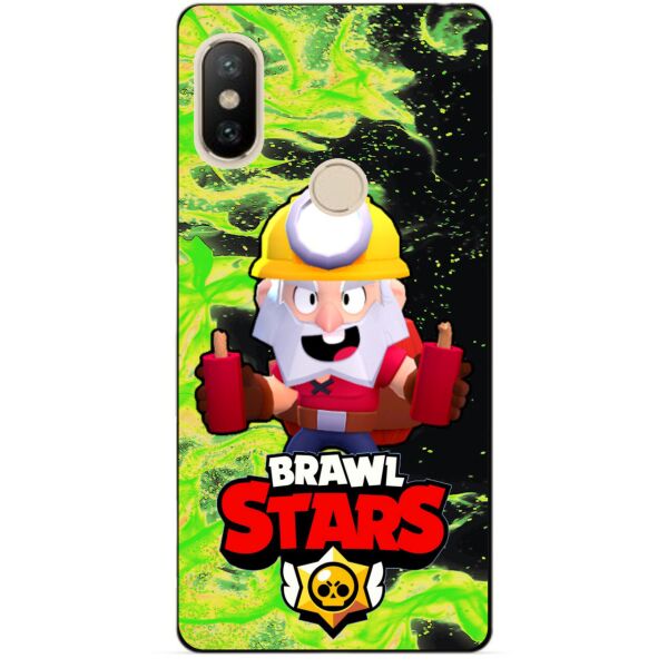 

Силиконовый чехол бампер Candy для Xiaomi Redmi S2 с Героем Brawl Stars Динамайк