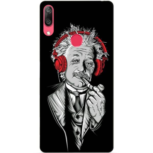 

Бампер силиконовый чехол Candy для Huawei Y7 2019 Эйнштейн