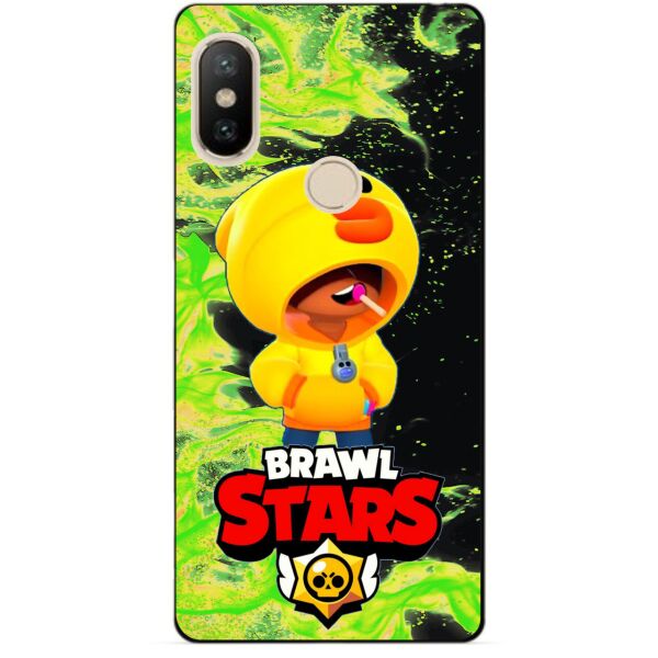 

Силиконовый чехол бампер Candy для Xiaomi Redmi S2 с Героем Brawl Stars Леон утка