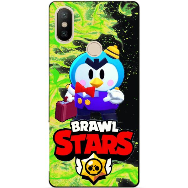 

Силиконовый чехол бампер Candy для Xiaomi Redmi S2 с Героем Brawl Stars Мистер П.