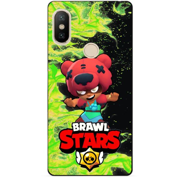 

Силиконовый чехол бампер Candy для Xiaomi Redmi S2 с Героем Brawl Stars Нита