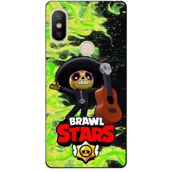 

Силиконовый чехол бампер Candy для Xiaomi Redmi S2 с Героем Brawl Stars Поко