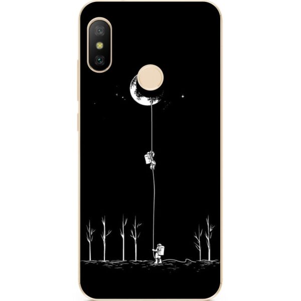 

Бампер силиконовый чехол Candy для Huawei Honor 8x Луна