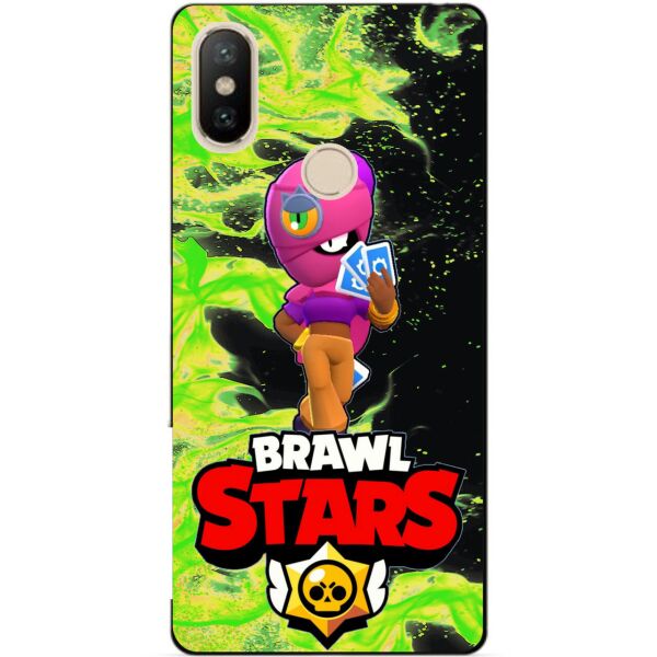 

Силиконовый чехол бампер Candy для Xiaomi Redmi S2 с Героем Brawl Stars Тара