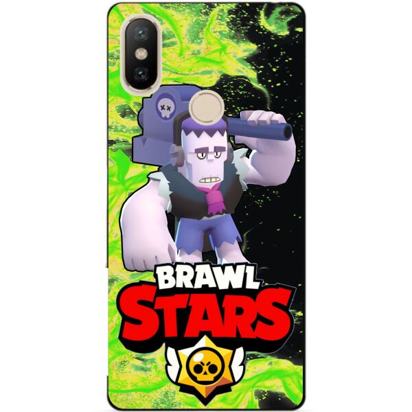

Силиконовый чехол бампер Candy для Xiaomi Redmi S2 с Героем Brawl Stars Фрэнк