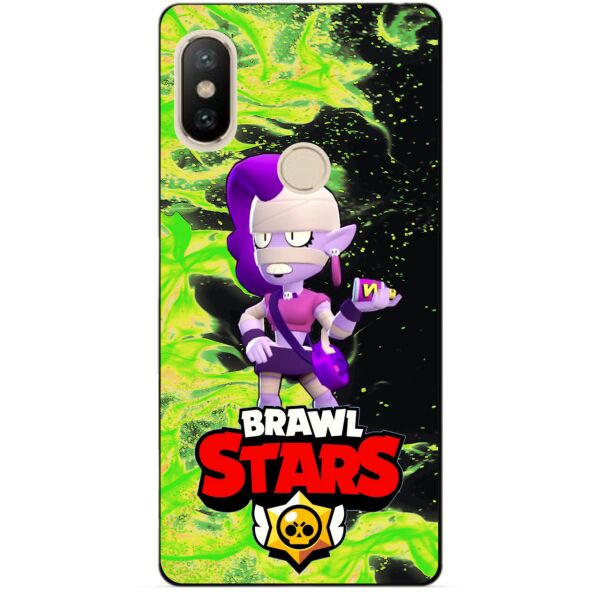 

Силиконовый чехол бампер Candy для Xiaomi Redmi S2 с Героем Brawl Stars Эмз