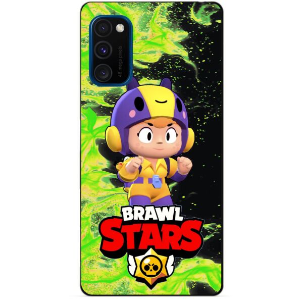 

Силиконовый бампер чехол Candy для Samsung M30s с Героем Brawl Stars Беа