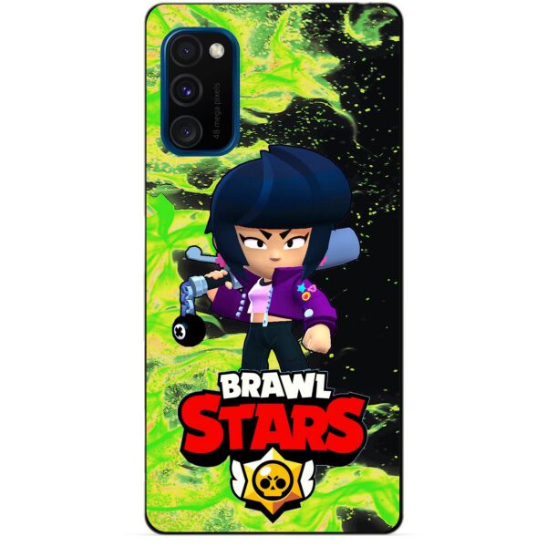 

Силиконовый бампер чехол Candy для Samsung M30s с Героем Brawl Stars Биби