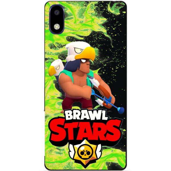 

Силиконовый чехол бампер Candy для ZTE A3 2020 с Героем Brawl Stars Бо