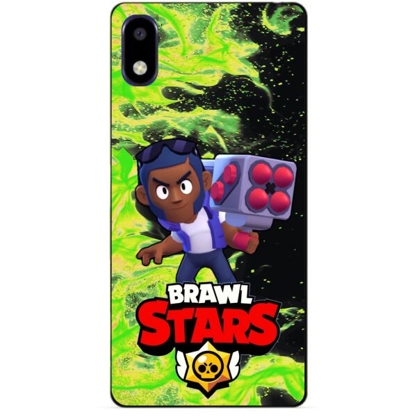

Силиконовый чехол бампер Candy для ZTE A3 2020 с Героем Brawl Stars Брок