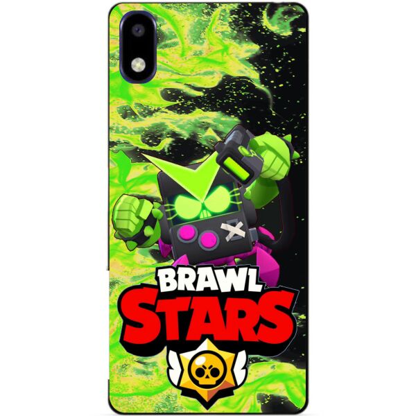

Силиконовый чехол бампер Candy для ZTE A3 2020 с Героем Brawl Stars Вирус Бит