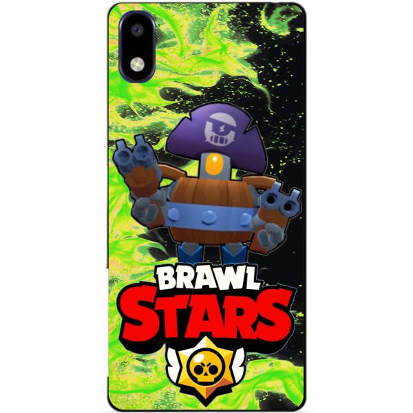 

Силиконовый чехол бампер Candy для ZTE A3 2020 с Героем Brawl Stars Деррил