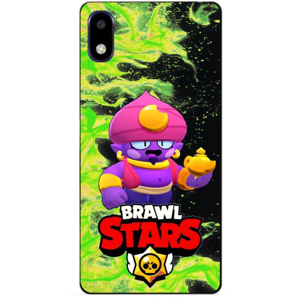 

Силиконовый чехол бампер Candy для ZTE A3 2020 с Героем Brawl Stars Джин