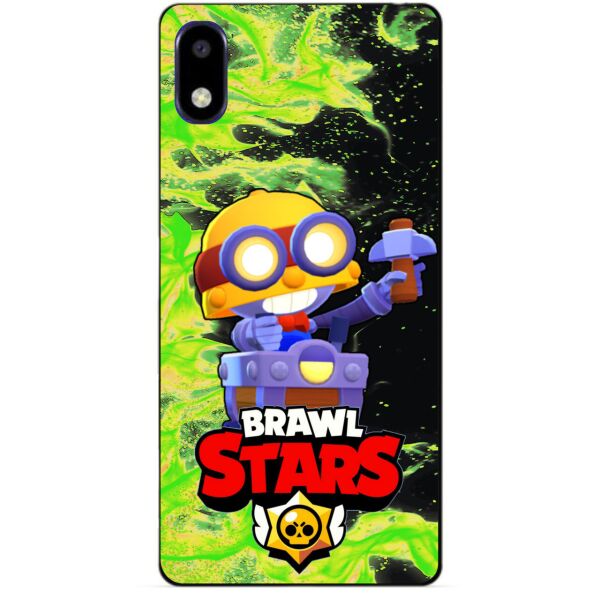 

Силиконовый чехол бампер Candy для ZTE A3 2020 с Героем Brawl Stars Карл