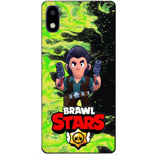 

Силиконовый чехол бампер Candy для ZTE A3 2020 с Героем Brawl Stars Кольт