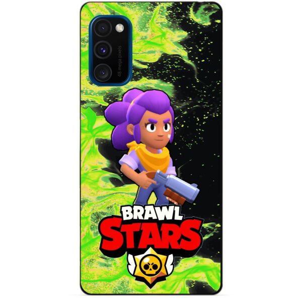 

Силиконовый бампер чехол Candy для Samsung M30s с Героем Brawl Stars Шелли