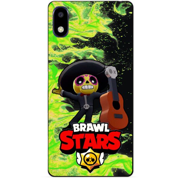 

Силиконовый чехол бампер Candy для ZTE A3 2020 с Героем Brawl Stars Поко