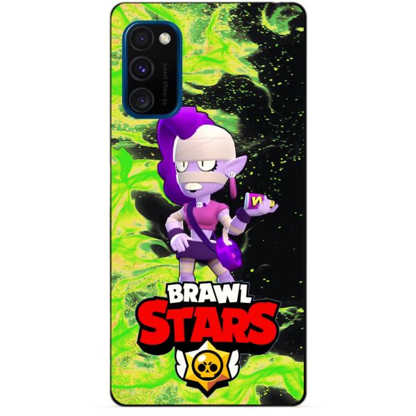 

Силиконовый бампер чехол Candy для Samsung M30s с Героем Brawl Stars Эмз