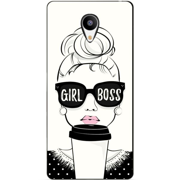 

Бампер силиконовый чехол Candy для Meizu M3s с рисунком Girl Boss