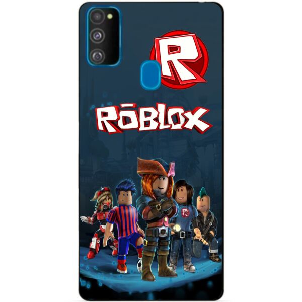 

Силиконовый бампер чехол Candy для Samsung M30s с рисунком Roblox