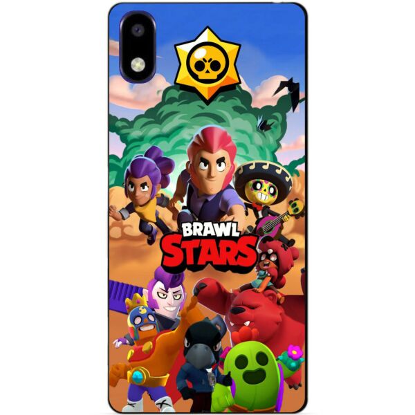 

Силиконовый чехол бампер Candy для ZTE A3 2020 с рисунком Brawl Stars