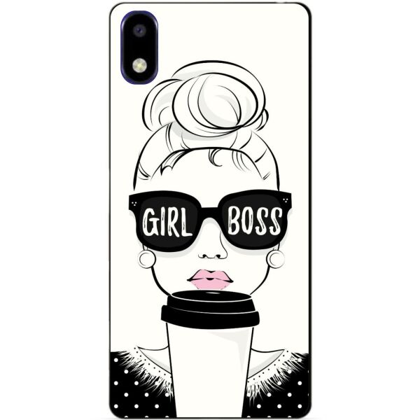 

Силиконовый чехол бампер Candy для ZTE A3 2020 с рисунком Girl Boss