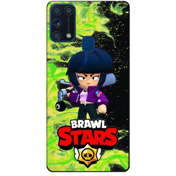 

Силиконовый бампер чехол Candy для Samsung M31 Galaxy M315f с Героем Brawl Stars Биби