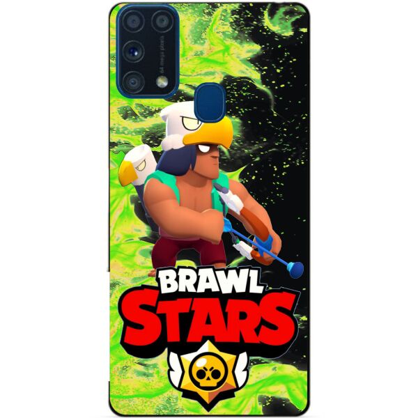 

Силиконовый бампер чехол Candy для Samsung M31 Galaxy M315f с Героем Brawl Stars Бо