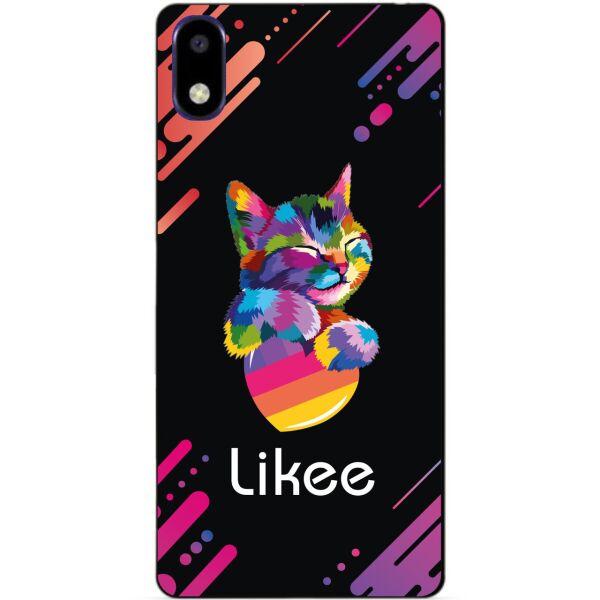 

Силиконовый чехол бампер Candy для ZTE A3 2020 с рисунком Likee