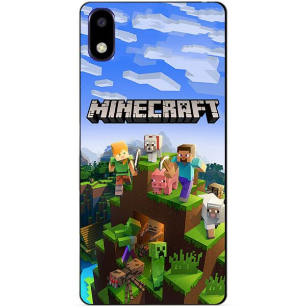 

Силиконовый чехол бампер Candy для ZTE A3 2020 с рисунком Minecraft