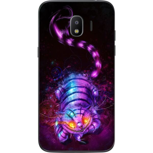 

Бампер силиконовый чехол Candy для Samsung J2 2018 Galaxy J250 с рисунком Чеширский Кот
