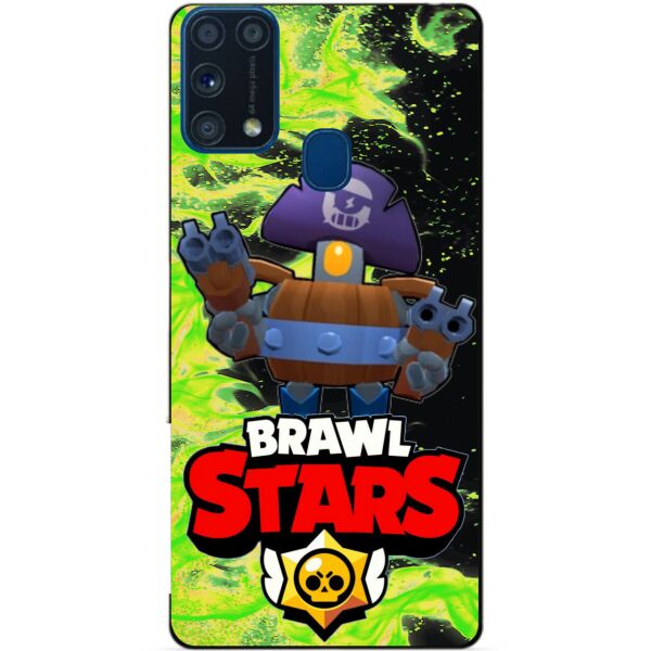 

Силиконовый бампер чехол Candy для Samsung M31 Galaxy M315f с Героем Brawl Stars Деррил